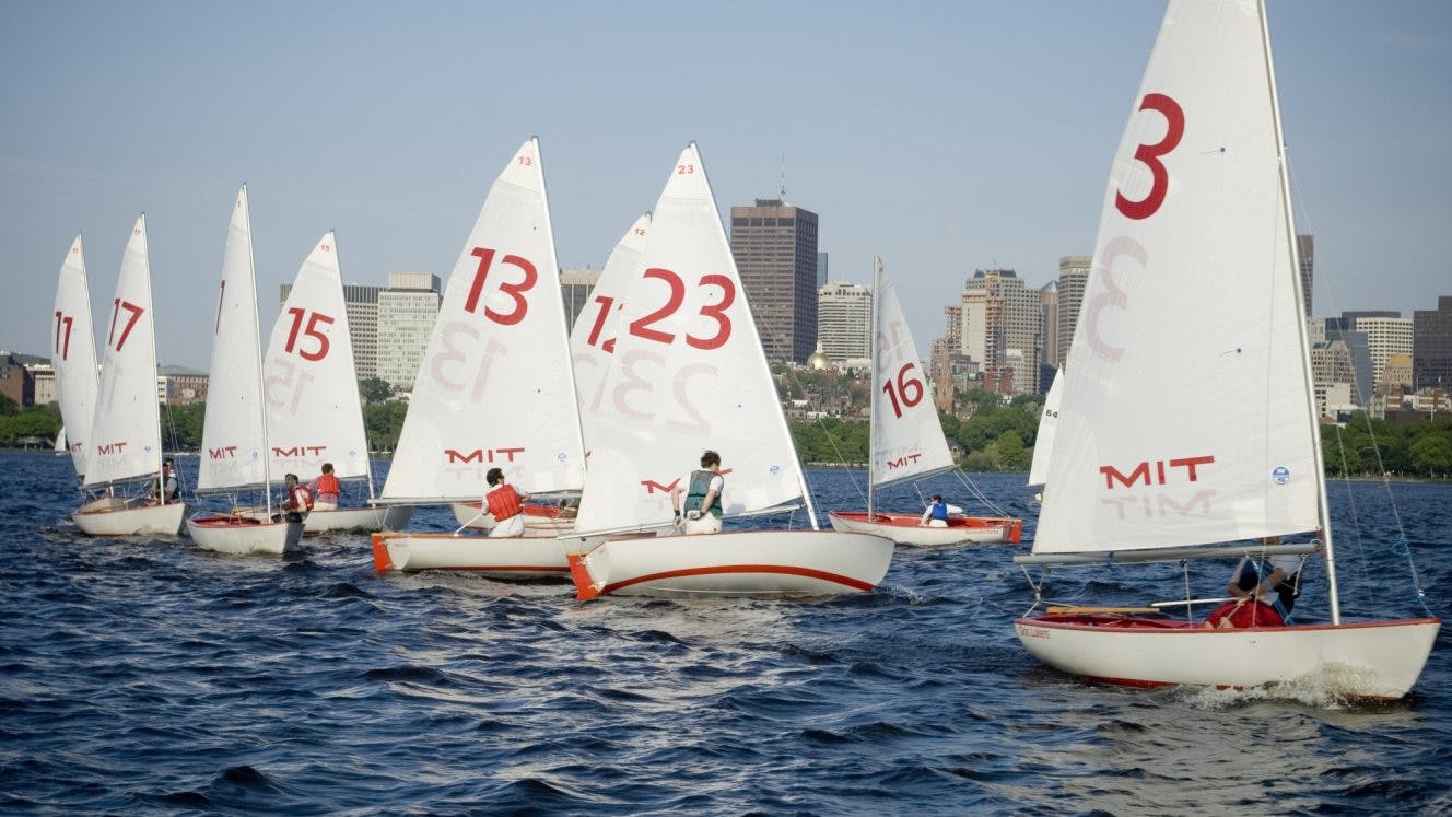 Tech Dinghies on the Charles River