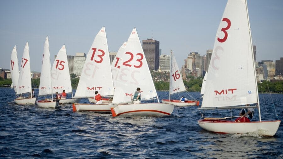 Tech Dinghies on the Charles River