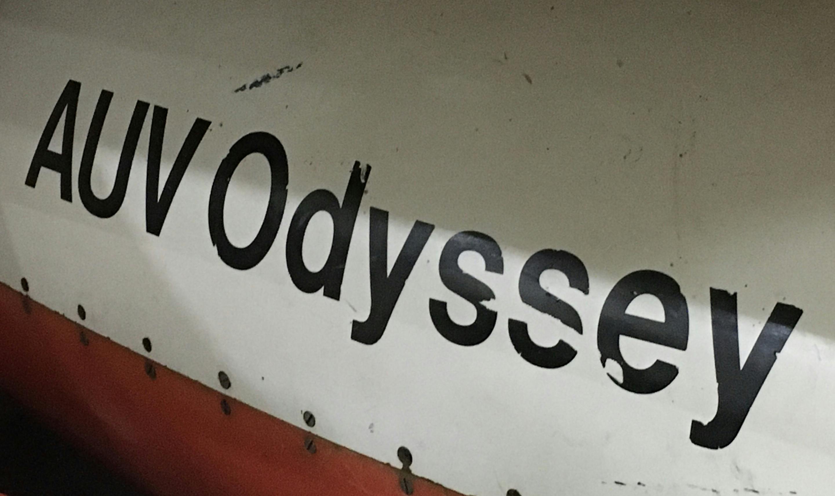 side view of the Odyssey autonomous underwater vehicle