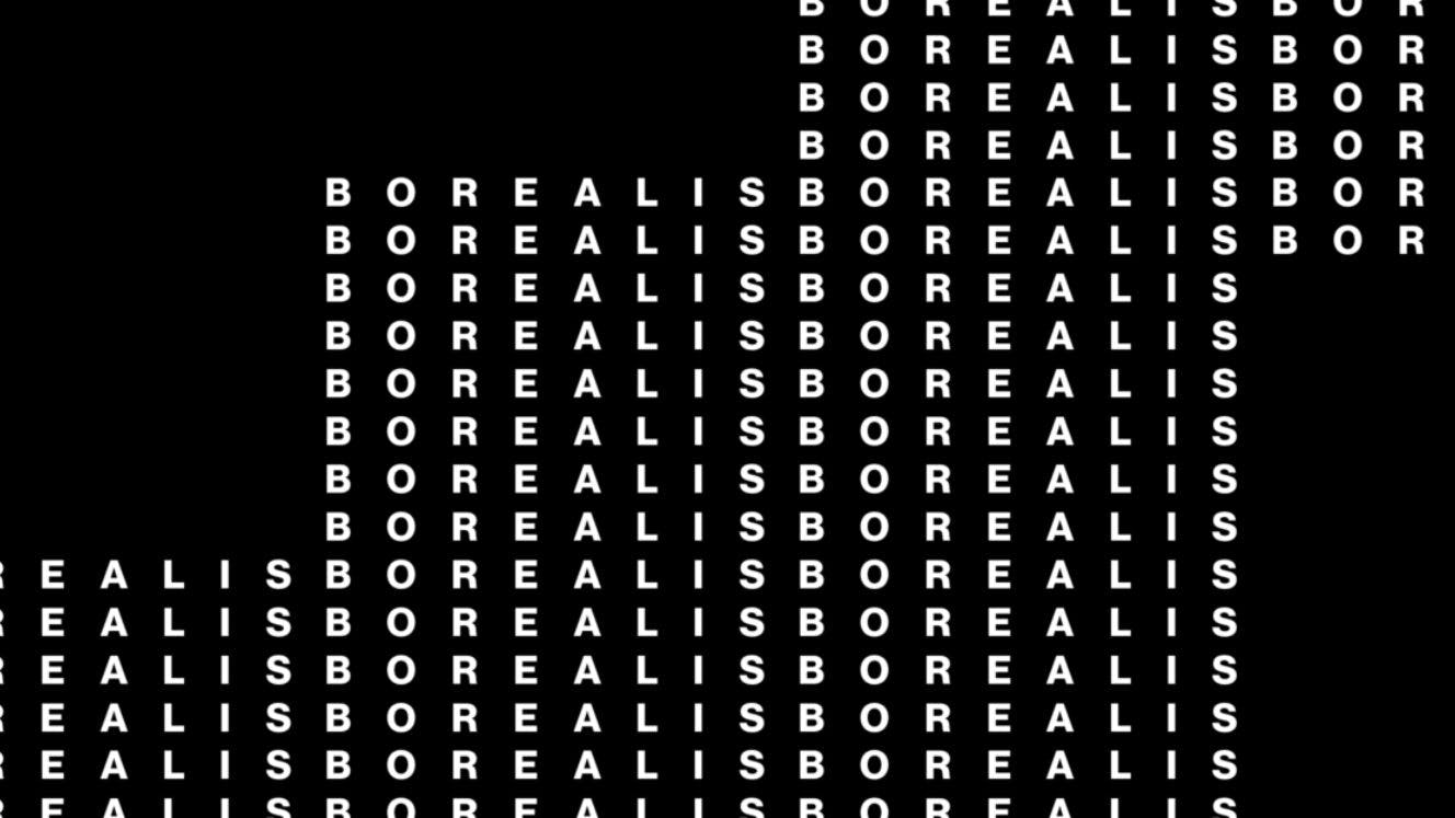 graphic image of title Borealis