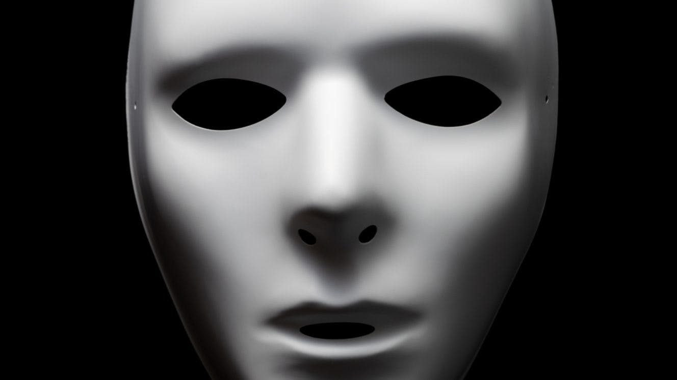 Image of white face mask.
