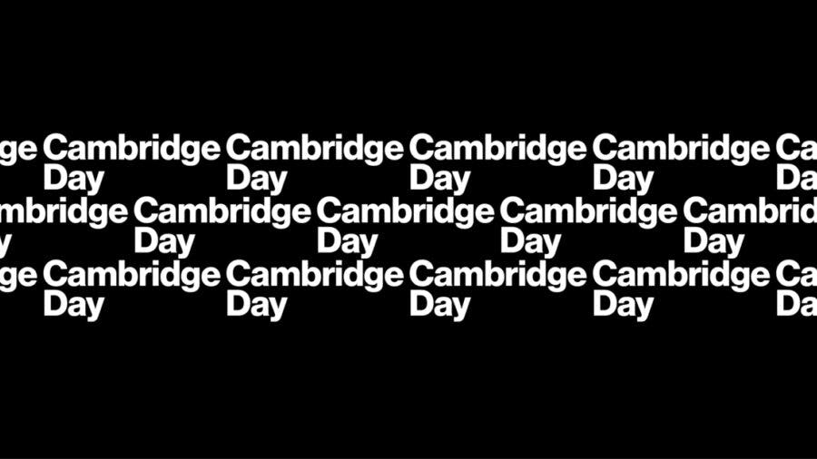 "Cambridge Residents Day" written in graphic text art.
